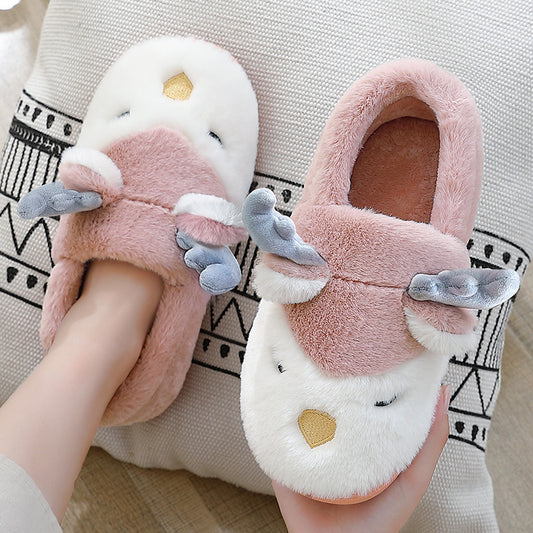 Pantufas de rena de Natal