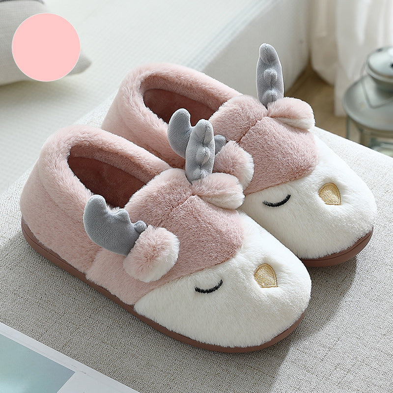 Pantufas de rena de Natal